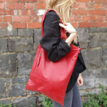 Load image into Gallery viewer, Ana Leather Bag By Origen - Red