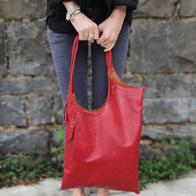 Load image into Gallery viewer, Ana Leather Bag By Origen - Red