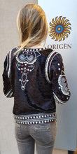Load image into Gallery viewer, Aditi Velvet Embroidered Jacket
