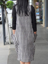Load image into Gallery viewer, Check Zip Dress By Grace Cooper
