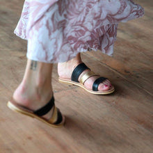 Load image into Gallery viewer, 3 Stripe Sandals By Kerry Grima
