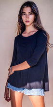 Load image into Gallery viewer, A Line 3/4 Sleeved Top By Origen
