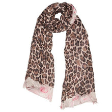 Load image into Gallery viewer, Animal Roses Scarf By Lee Garrett
